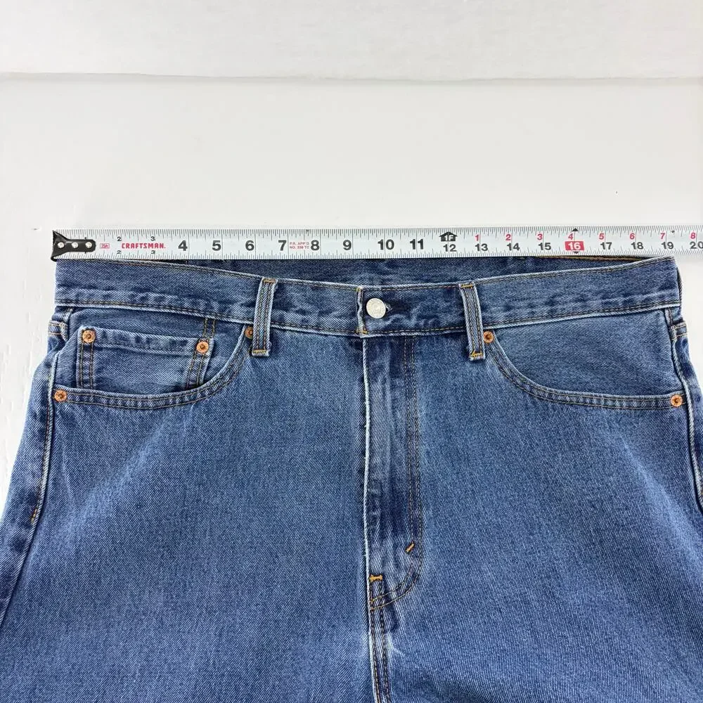 Levi's Men's Straight Jeans - Medium Blue Denim